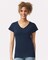 Gildan Softstyle Cotton Semi Fitted V Neck Short Sleeve Casual Fashion T Shirt For Women